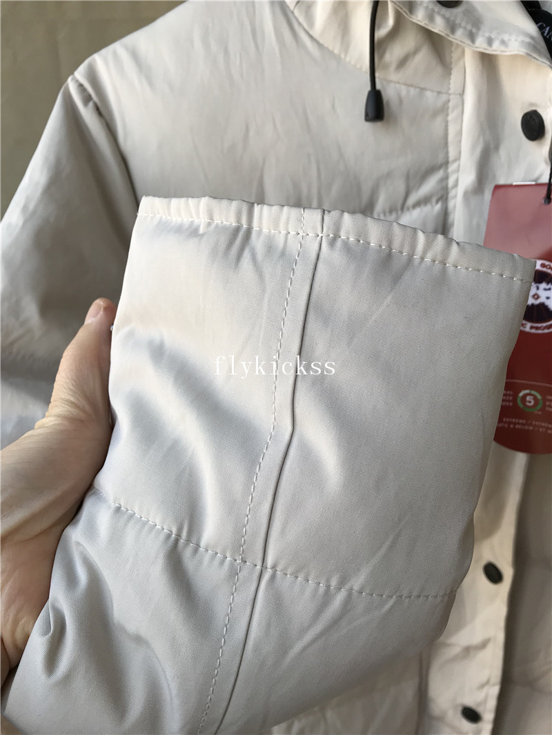 Canada Goose White Down Coat